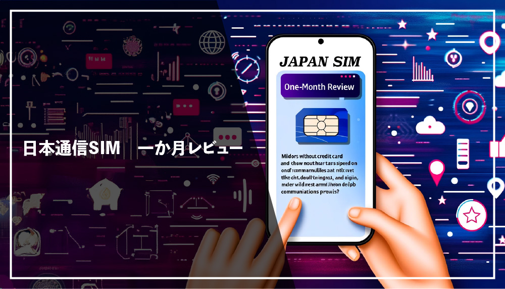 【日本通信SIM】一か月レビューとクレジットカードを持てない未成年者の契約は？